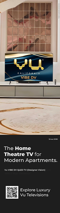Vu VIBE DV QLED TV<br/> (Designer Vision) Sidebar Image